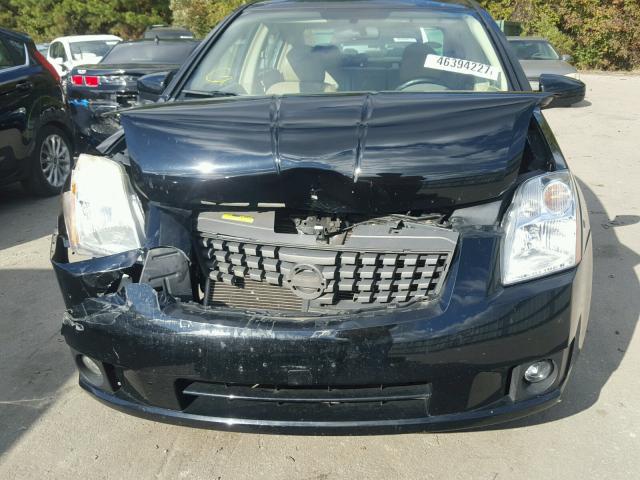 3N1AB61E87L651789 - 2007 NISSAN SENTRA 2.0 BLACK photo 9