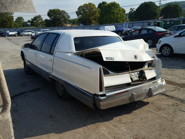 1G6DW52P1TR714004 - 1996 CADILLAC FLEETWOOD WHITE photo 3