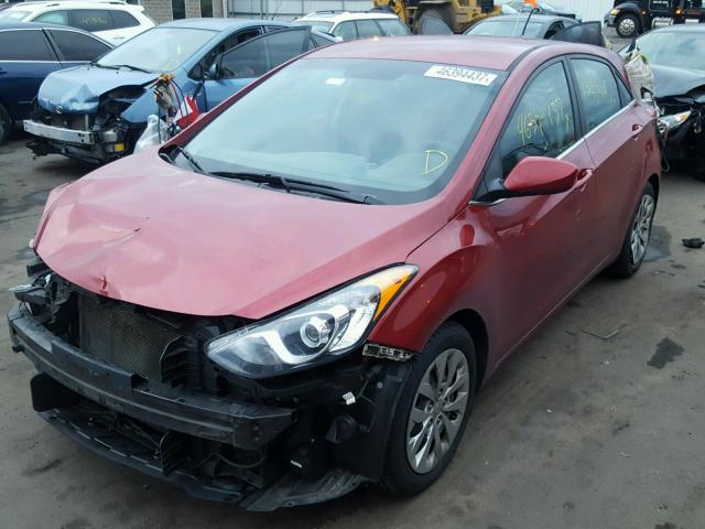 KMHD35LH3GU315641 - 2016 HYUNDAI ELANTRA GT RED photo 2