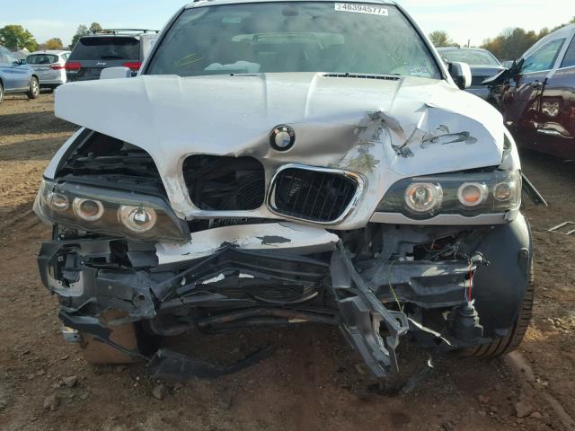 WBAFA53571LM84628 - 2001 BMW X5 3.0I SILVER photo 9