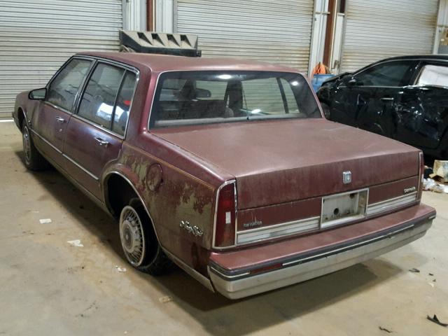 1G3CW6933F1308603 - 1985 OLDSMOBILE 98 REGENCY BURGUNDY photo 3