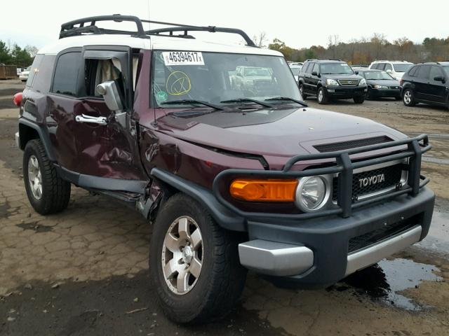 JTEBU11F670070260 - 2007 TOYOTA FJ CRUISER MAROON photo 1