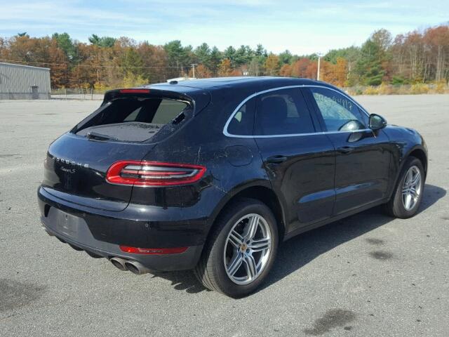 WP1AB2A52FLB53778 - 2015 PORSCHE MACAN S BLACK photo 4