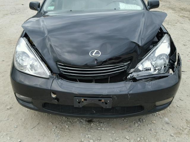 JTHBF30G130122827 - 2003 LEXUS ES 300 BLACK photo 7