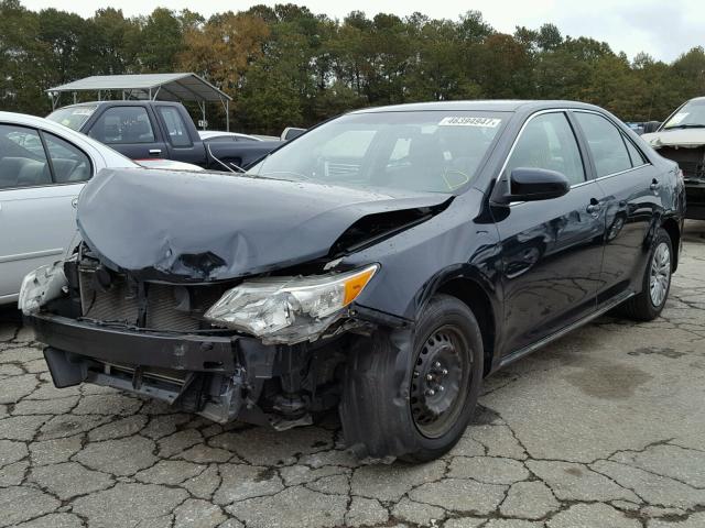 4T1BF1FK3CU021309 - 2012 TOYOTA CAMRY BLACK photo 2