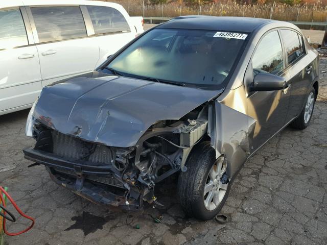 3N1AB61E97L705052 - 2007 NISSAN SENTRA GRAY photo 2