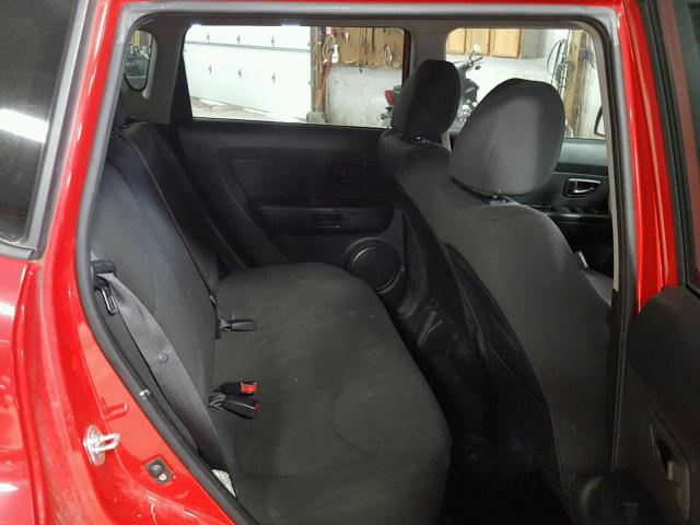 KNDJT2A59D7492204 - 2013 KIA SOUL RED photo 6