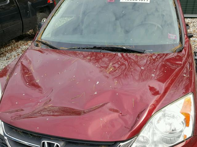 5J6RE4H33AL089880 - 2010 HONDA CR-V RED photo 9