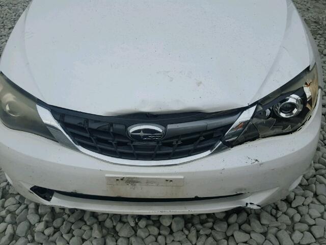 JF1GE61668H521068 - 2008 SUBARU IMPREZA 2. WHITE photo 9