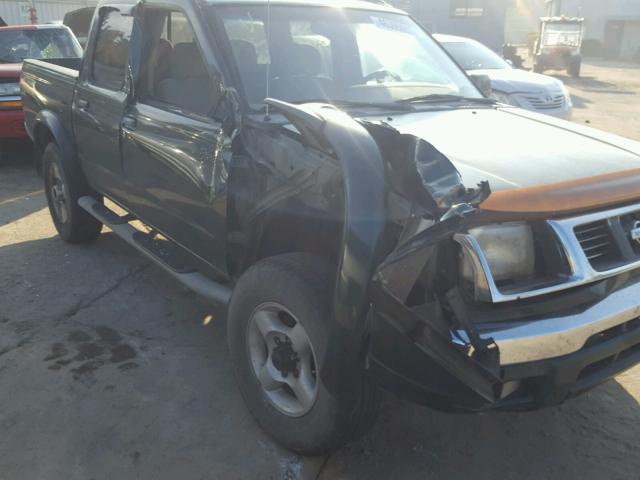 1N6ED27Y8YC418640 - 2000 NISSAN FRONTIER C GREEN photo 9