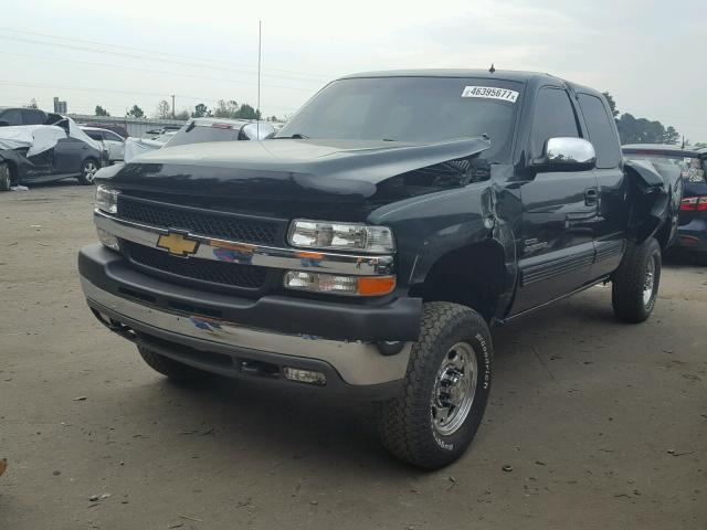 1GCHK29192E226533 - 2002 CHEVROLET SILVERADO GREEN photo 2