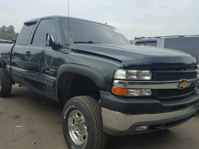 1GCHK29192E226533 - 2002 CHEVROLET SILVERADO GREEN photo 9