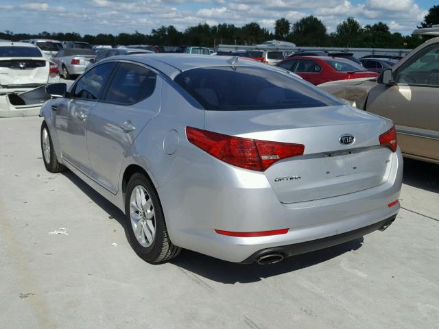 KNAGM4A7XB5166454 - 2011 KIA OPTIMA LX SILVER photo 3