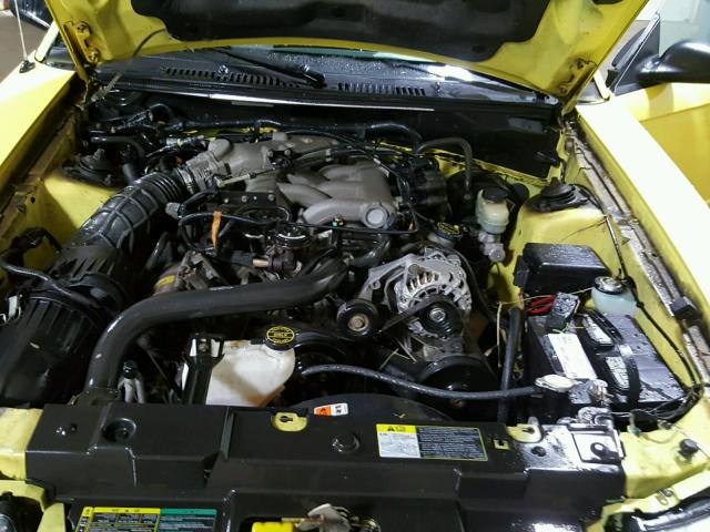1FAFP44403F438633 - 2003 FORD MUSTANG YELLOW photo 7