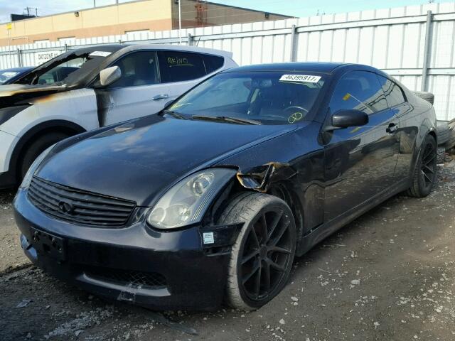 JNKCV54E96M704067 - 2006 INFINITI G35 BLACK photo 2