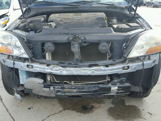 KNDJD735X85762954 - 2008 KIA SORENTO EX BLUE photo 9