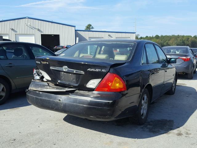 4T1BF28B3YU073226 - 2000 TOYOTA AVALON XL BLACK photo 4