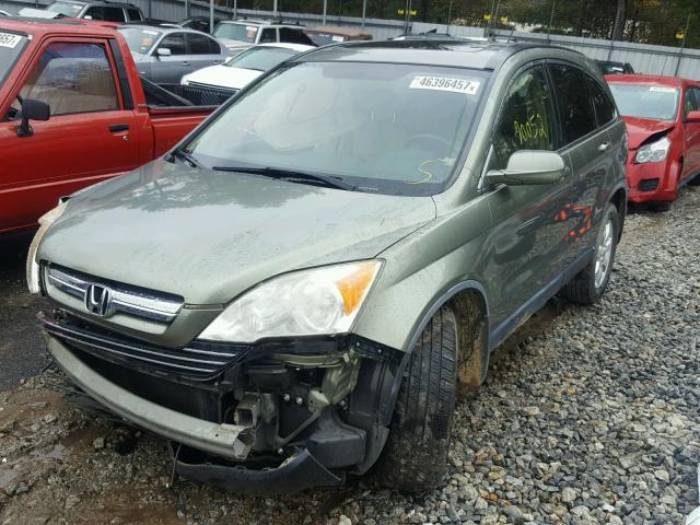 JHLRE38748C022138 - 2008 HONDA CR-V EXL GREEN photo 2