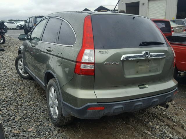 JHLRE38748C022138 - 2008 HONDA CR-V EXL GREEN photo 3