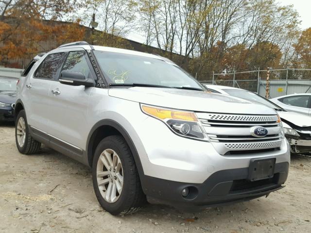 1FM5K8D85DGC06308 - 2013 FORD EXPLORER X SILVER photo 1