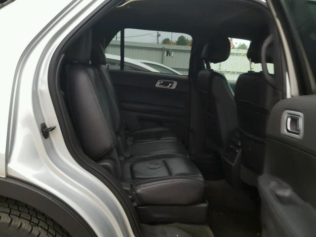 1FM5K8D85DGC06308 - 2013 FORD EXPLORER X SILVER photo 6