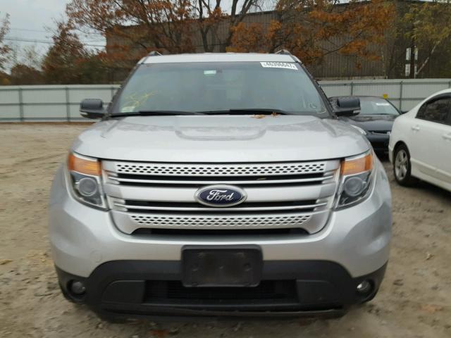 1FM5K8D85DGC06308 - 2013 FORD EXPLORER X SILVER photo 9