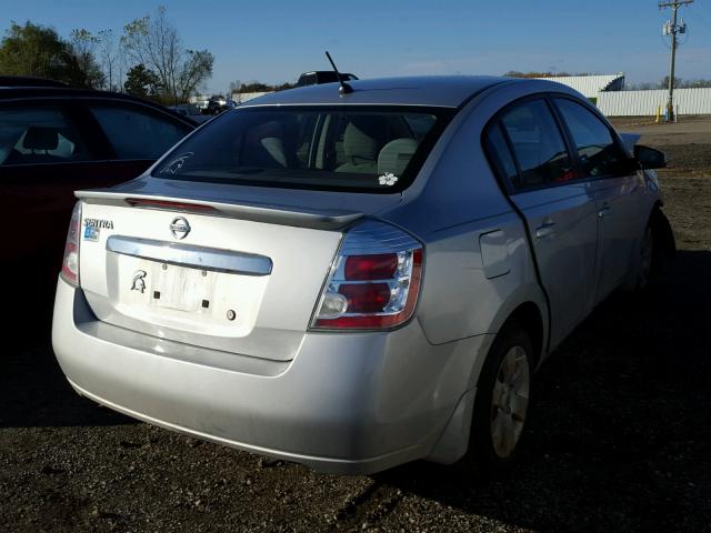 3N1AB6AP3BL679459 - 2011 NISSAN SENTRA 2.0 SILVER photo 4