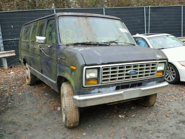 1FBJS31H1KHB26297 - 1989 FORD ECONOLINE BLUE photo 1