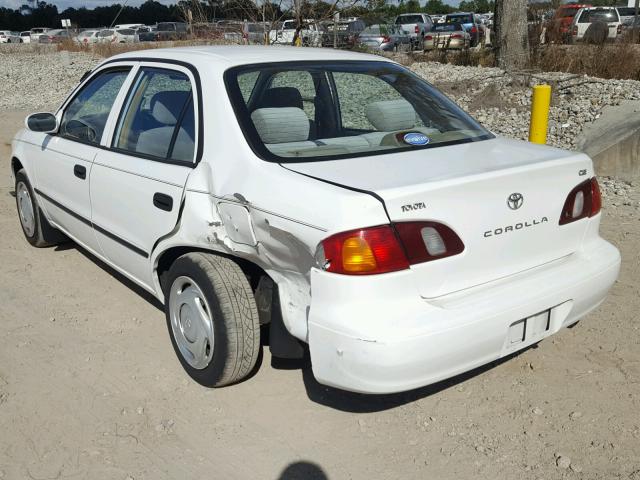 1NXBR12E7XZ258107 - 1999 TOYOTA COROLLA VE WHITE photo 3