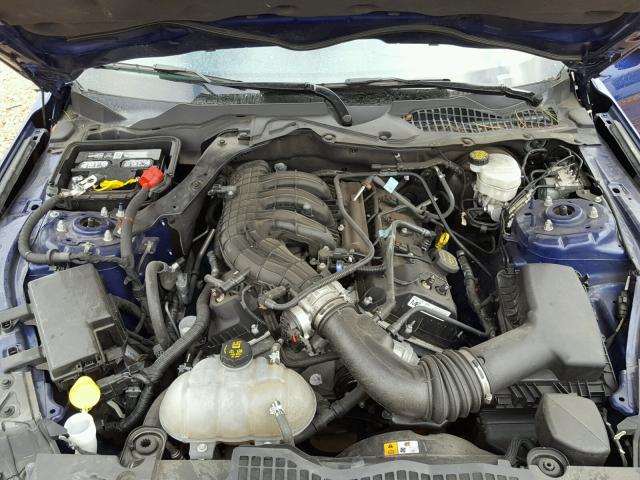 1FA6P8AMXF5350341 - 2015 FORD MUSTANG BLUE photo 7