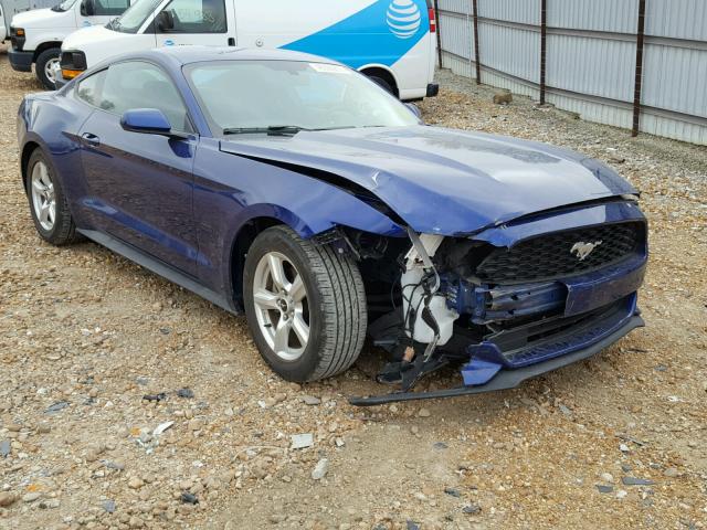 1FA6P8AMXF5350341 - 2015 FORD MUSTANG BLUE photo 9