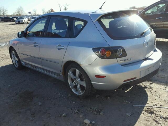 JM1BK143551309302 - 2005 MAZDA 3 HATCHBAC SILVER photo 3