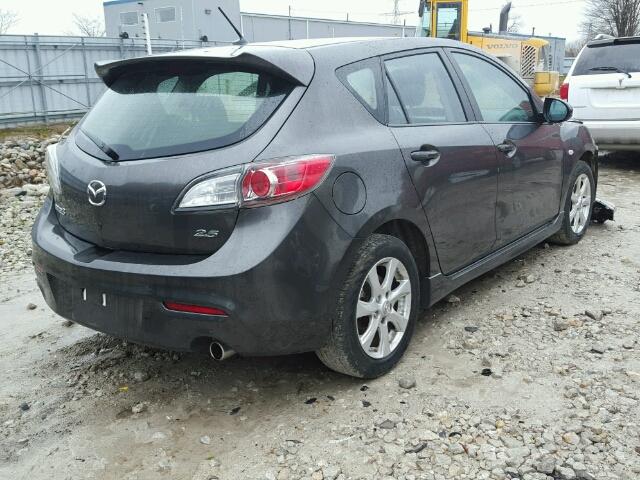 JM1BL1H52A1298133 - 2010 MAZDA 3 S GRAY photo 4