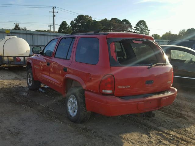 1B4HS28Y9WF113578 - 1998 DODGE DURANGO RED photo 3