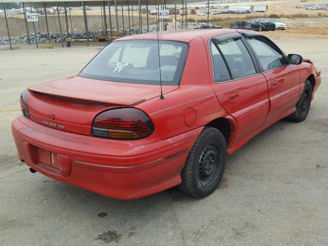 1G2NE52T9WM519548 - 1998 PONTIAC GRAND AM S RED photo 4