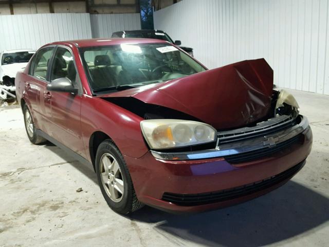 1G1ZT52805F231122 - 2005 CHEVROLET MALIBU LS RED photo 1