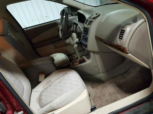 1G1ZT52805F231122 - 2005 CHEVROLET MALIBU LS 红色 照片 5