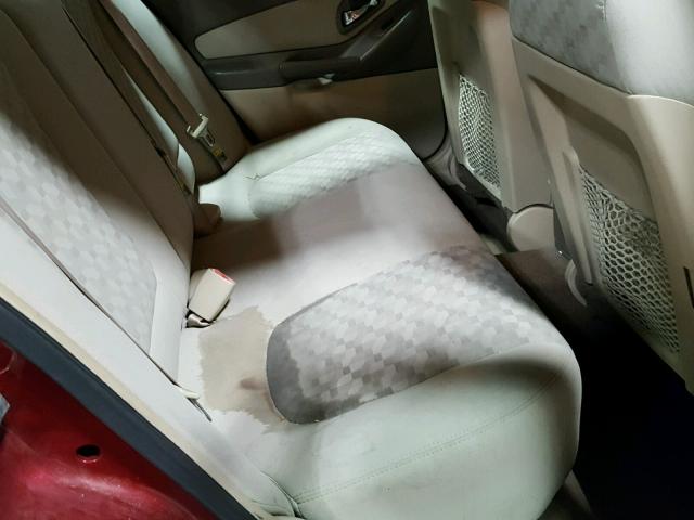 1G1ZT52805F231122 - 2005 CHEVROLET MALIBU LS 红色 照片 6