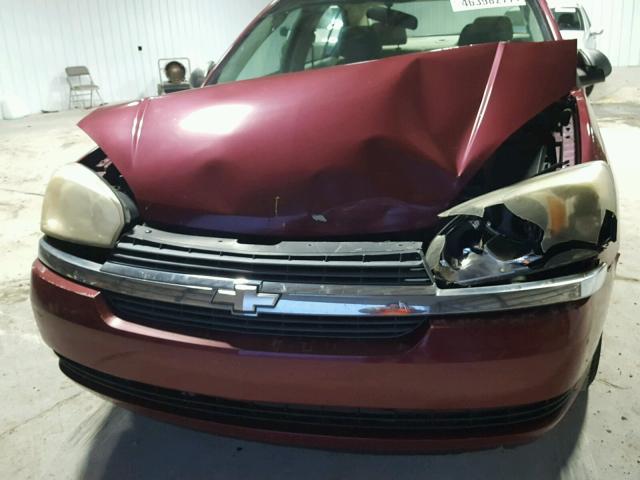 1G1ZT52805F231122 - 2005 CHEVROLET MALIBU LS 红色 照片 9