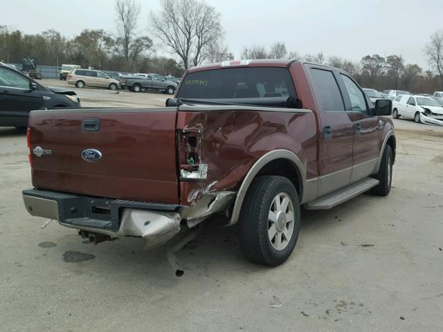 1FTPW12585KE89755 - 2005 FORD F150 SUPER BROWN photo 4