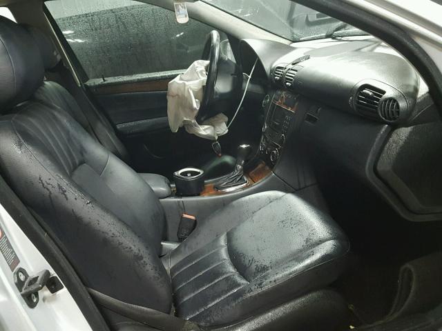 WDBRF92H67F864702 - 2007 MERCEDES-BENZ C 280 4MAT SILVER photo 5