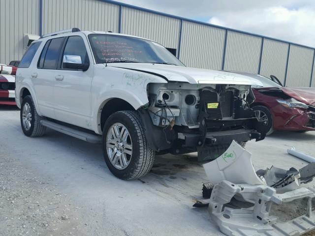 1FMEU6FE7AUA37035 - 2010 FORD EXPLORER L WHITE photo 1