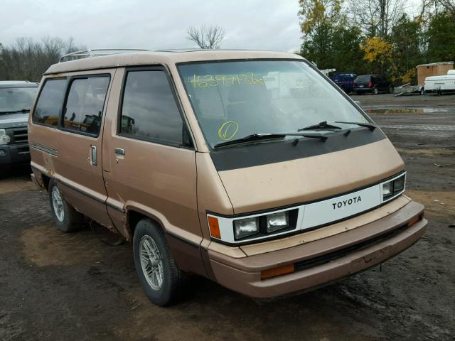 JT3YR26V4F5067918 - 1985 TOYOTA VAN WAGON BROWN photo 1