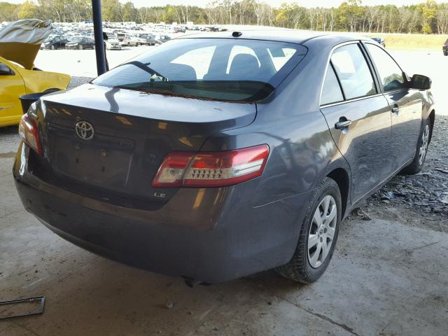 4T1BF3EK8BU771011 - 2011 TOYOTA CAMRY BASE CHARCOAL photo 4