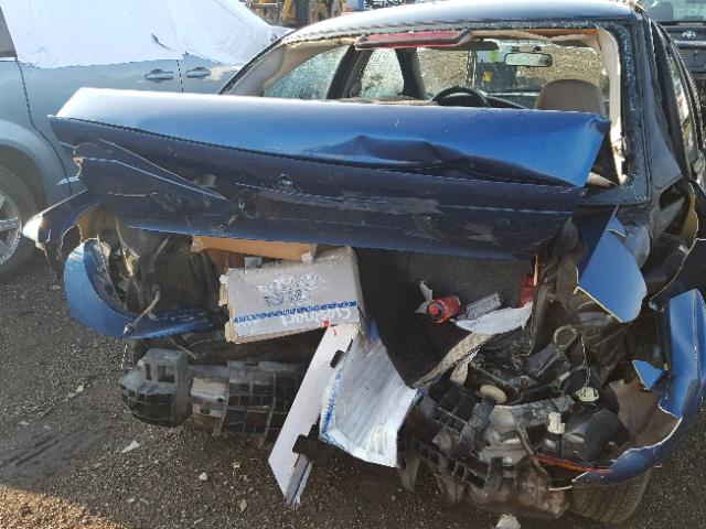 1G8ZH52862Z263571 - 2002 SATURN SL1 BLUE photo 9