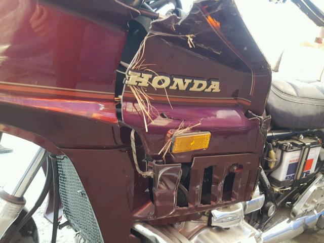 1HFSC1413GA220669 - 1986 HONDA GL1200 I BURGUNDY photo 10