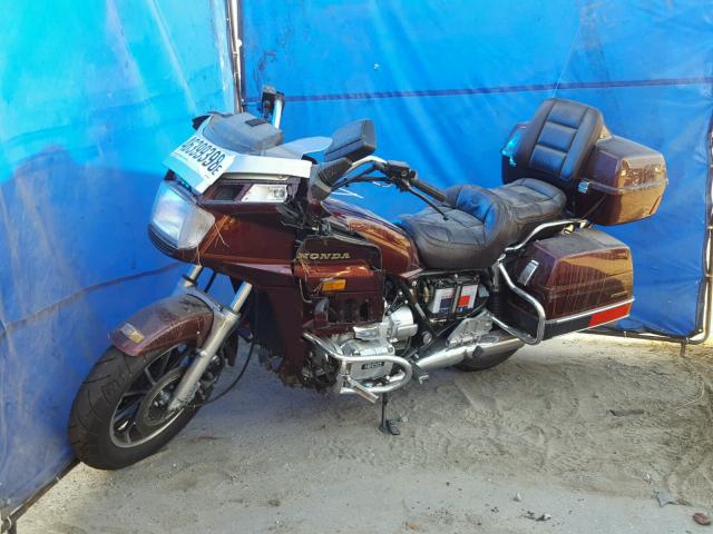 1HFSC1413GA220669 - 1986 HONDA GL1200 I BURGUNDY photo 2