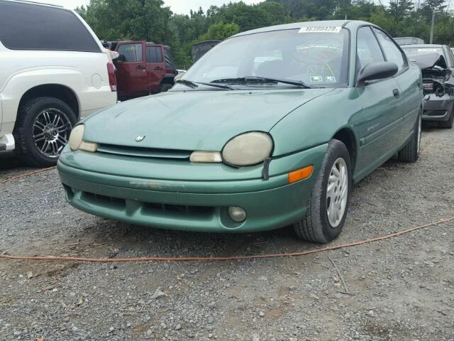 1B3ES47Y8XD106946 - 1999 DODGE NEON HIGHL GREEN photo 2