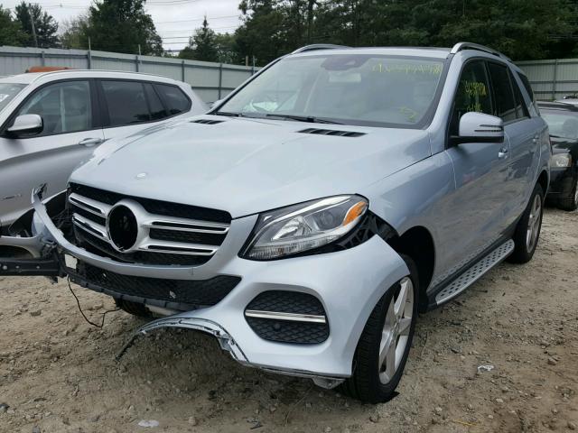 4JGDA5HB3GA715629 - 2016 MERCEDES-BENZ GLE 350 4M BLUE photo 2