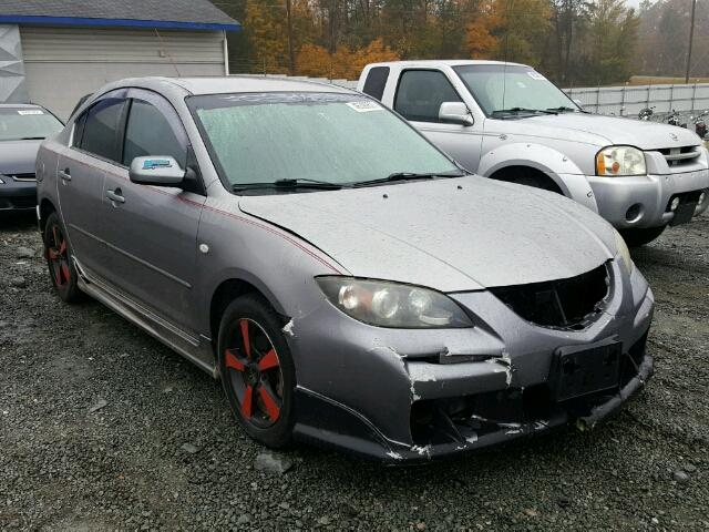 JM1BK12F051297783 - 2005 MAZDA 3 I GRAY photo 1